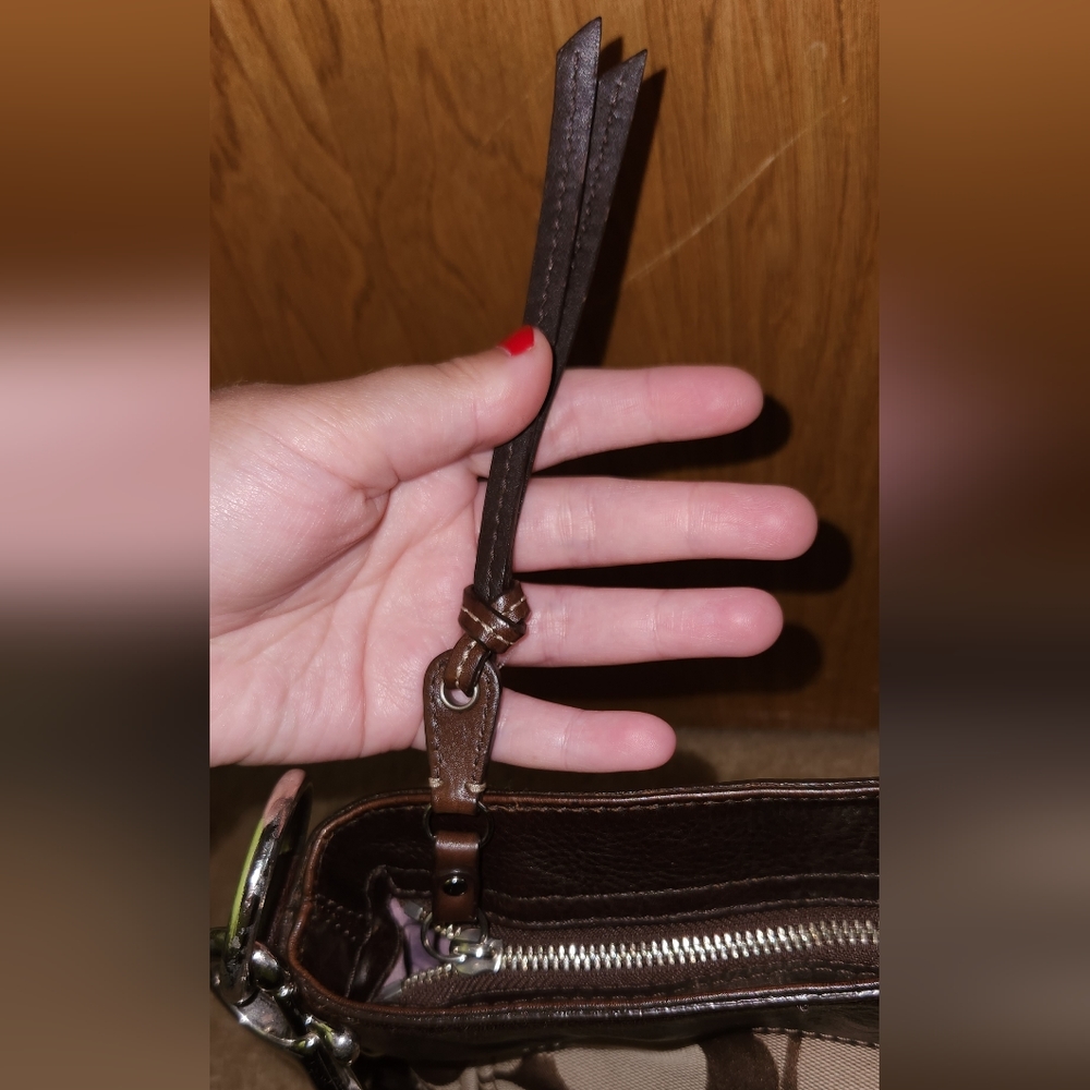 Coach Zoe Shoulder Bag (Repaired) Gem